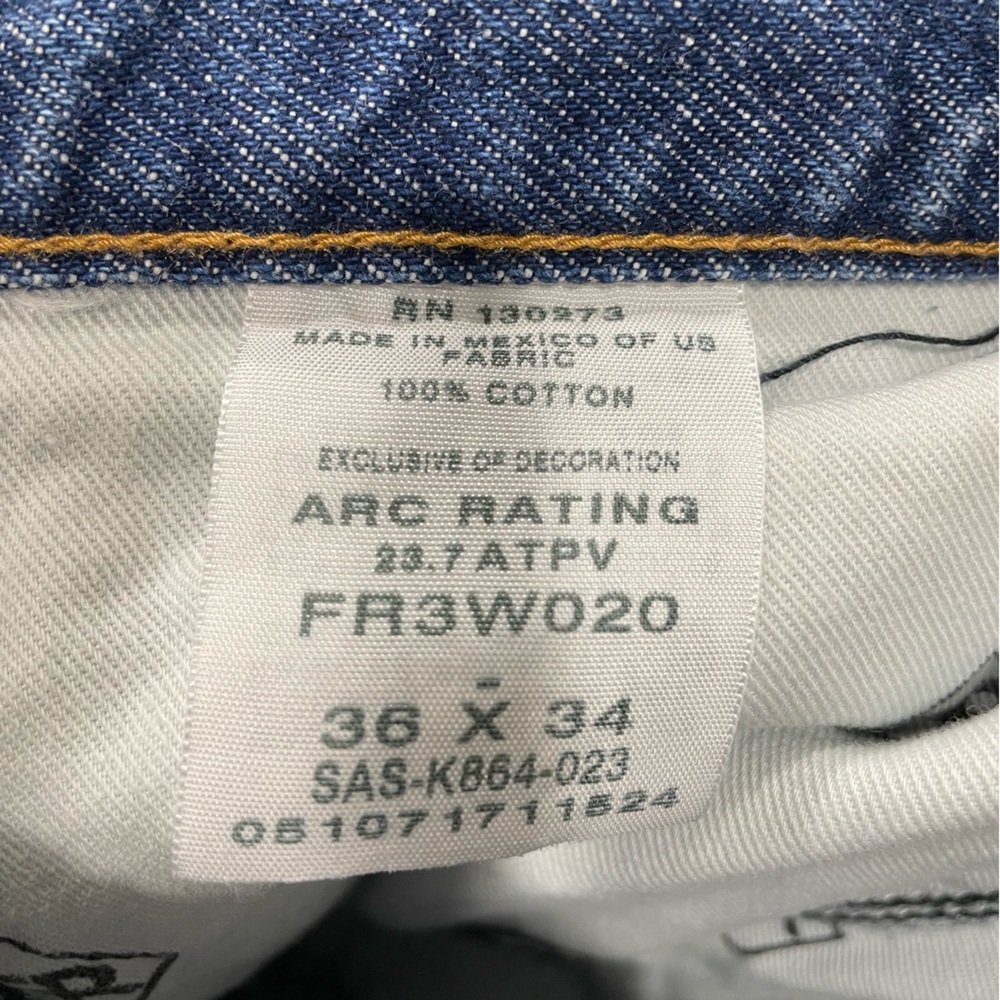 Wrangler Riggs workwear Flame Resistant Relaxed Fit Jeans - Picture 6 of 8